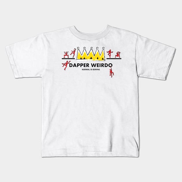 King Crown Kids T-Shirt by dapperWeirdo